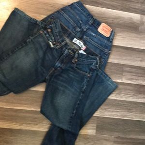 2 pair Levi’s size 12 regular boys jeans